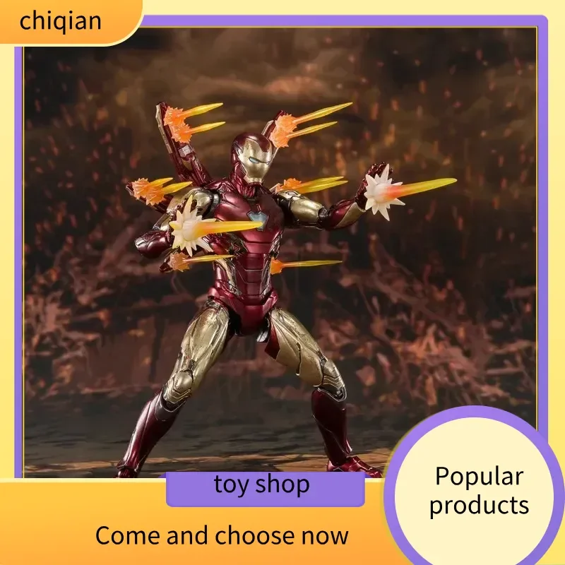 Marvel Avengers Iron Man Mark 85 16cm Articulated Action Figure Collectible Model Statue for Desktop Decoration Gift for Fans