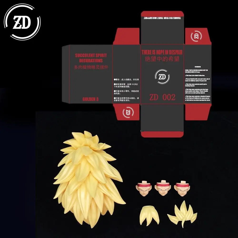 New Zd Studio Dragon Ball Shf Super Saiya Ssj3 Vegito Bardock Son Goku Goku Black Gogeta Head Accessories Kit Birthday Toy Gifts - Image 5