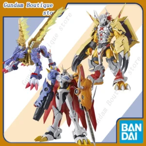 Bandai Genuine FRS Digimon Adventure Metal Garurumon War Greymon Omegamon X-Antibody Anime Action Figure Assembly Model Toy Gift