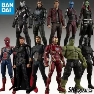 In Stock BANDAI Original SHF MARVEL The Avengers 3 Full character IRON MAN Action Figure Model Gift for Kid Foam Box Packaging