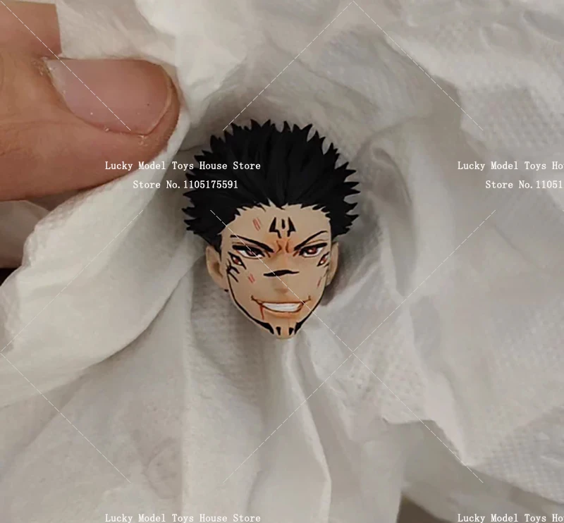 1/12 Fushiguro Toji Sukuna Gojo Anime Male Delicate Painted Head Sculpt Model Toys Customzation For 6" Shf Romankey Vtoys Body - Image 8