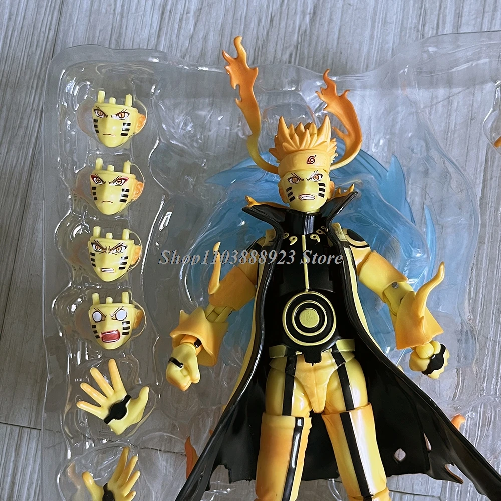 Anime SHF NARUTO UZUMAKI Figure Kurama Link Mode SHFiguarts Action Figure Model Toy Birthday Gifts - Image 3