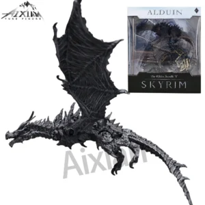 Elder V Skyrim Alduin Deluxe Action Figure Box Set dragon Figure