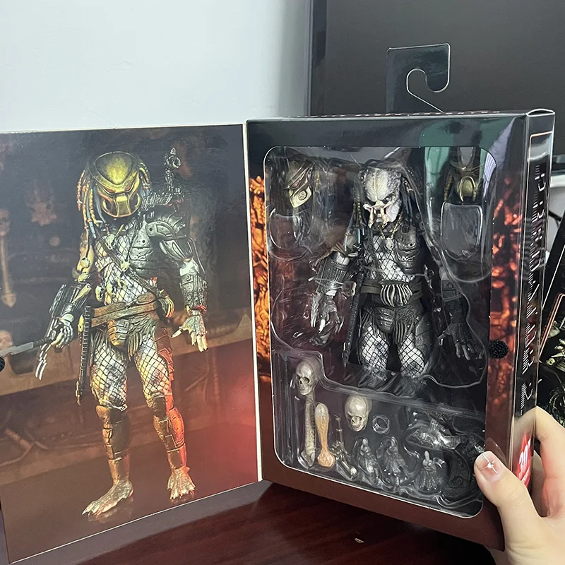 Original NECA Ultimate Elder Predator Action Figure Model Toys Joint Movable Horror Doll Christmas Present For Children