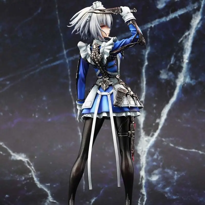 Touhou Project game character Izayoi Sakuya figure, short-haired, throwing knife maid anime GK model decoration - Image 5