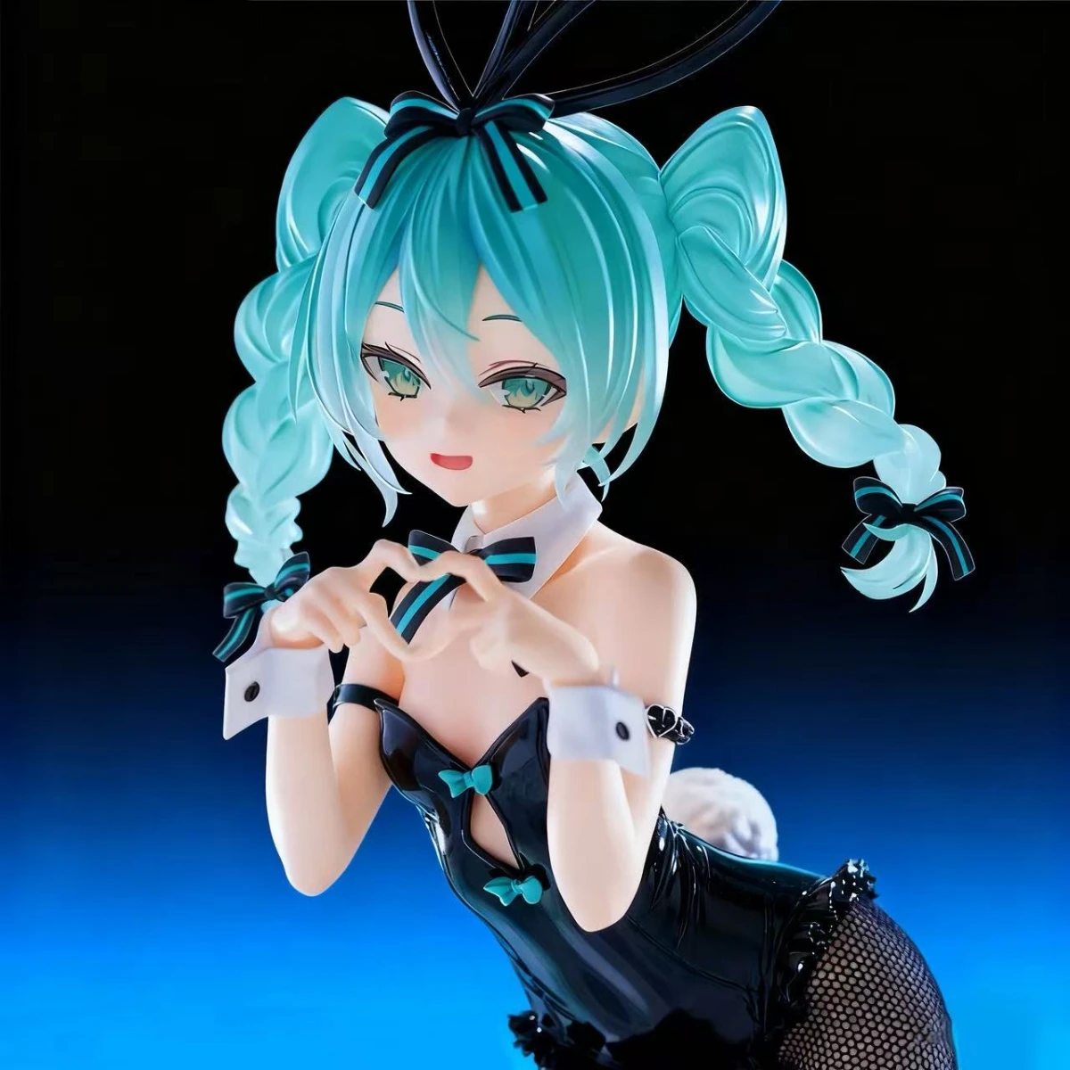 28CM Anime Hatsune Miku Figure BiCute Bunnies Rurudo ver Standing Model Toy Doll Aciton Figure Bunny Girl Dress up PVC
