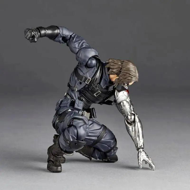 Marvel The Avengers Winter Soldier Perfect Killer NR029 PVC Action Figure Toys Kids Gifts Collectible Model 14cm - Image 4