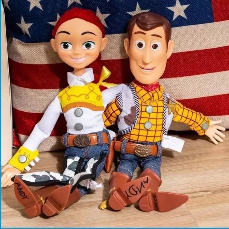 2025 In Stock New Toy Story 4 Talking Woody Jessie Action Figure Sing Soft Cute Anime Figure Decoration Birthday Model Toy Gift - Image 6