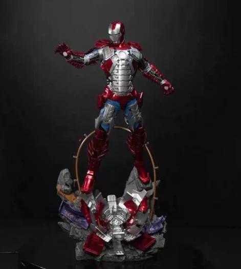New Product In Stock Marvel Series 66cm 1/4 Iron Man Mk5 Avengers High-End Gk Statue Figurine Model Surprise Gift For Fans - Image 7