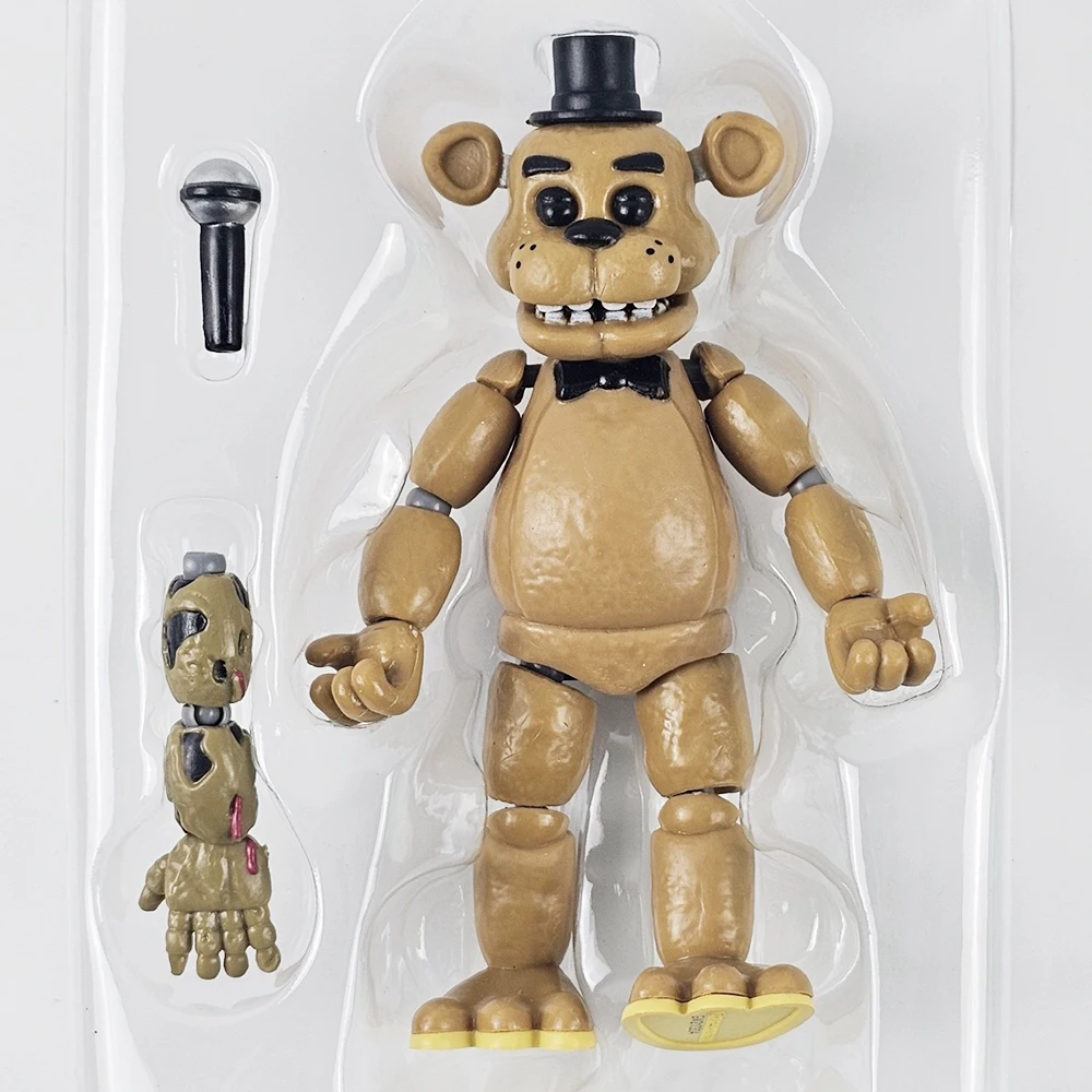 5 Inch Freddy Bonnie Chica Foxy Nightmare Articulated Toy Figure - Image 11