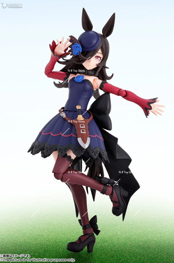 Bandai SHF Umamusume Pretty Derby Rice Shower Special Edition Anime Action Figure Collectable Model Toys Gift Kids