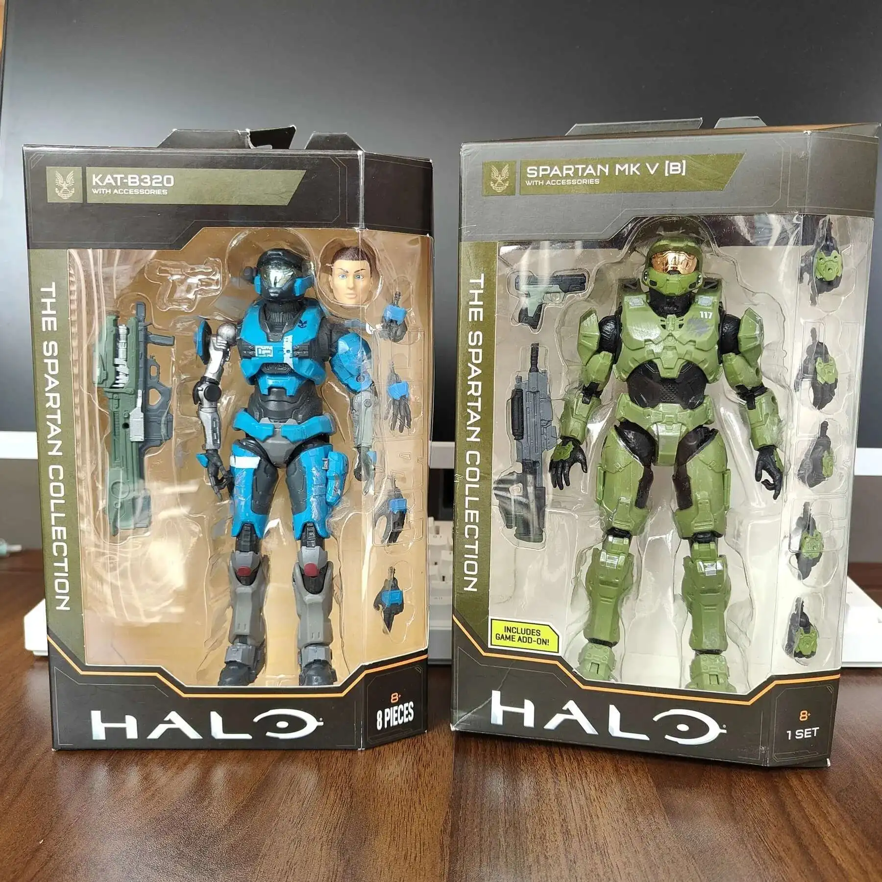 Chief Infinites Master Pilot Soldiers SPARTAN MKV KAT-B320 Movable Doll Collectible Ornaments Kids Gifts