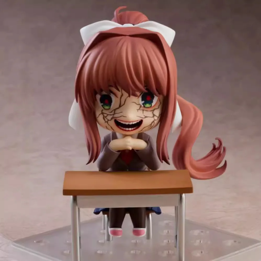 10cm Doki Doki Literature Club Monika 1817# 1817 Action figure toys collection doll Christmas gift with box - Image 3