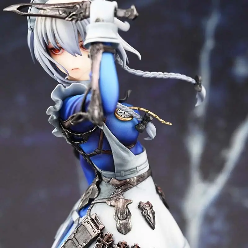 Touhou Project game character Izayoi Sakuya figure, short-haired, throwing knife maid anime GK model decoration - Image 6