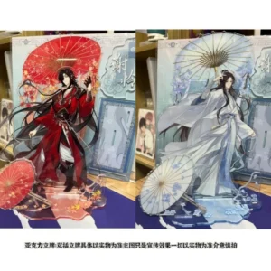 Anime Tian Guan Ci Fu Heavenly Official Blessing Stand Xie Lian Hua Cheng Figures Model Sign Desktop Decor Christmas Fan Gift