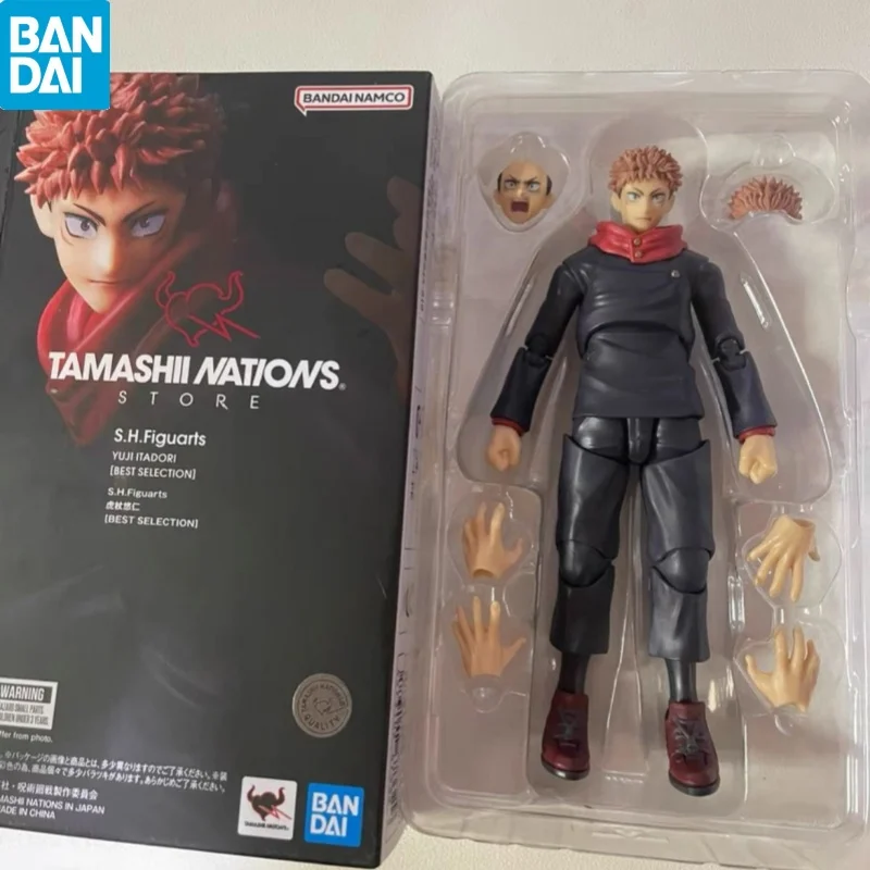 Genuine Bandai S.H.Figuarts SHF YUJI ITADORI (BEST SELECTION) Figure Animation Character Toy Gift Model Toy Collection Model
