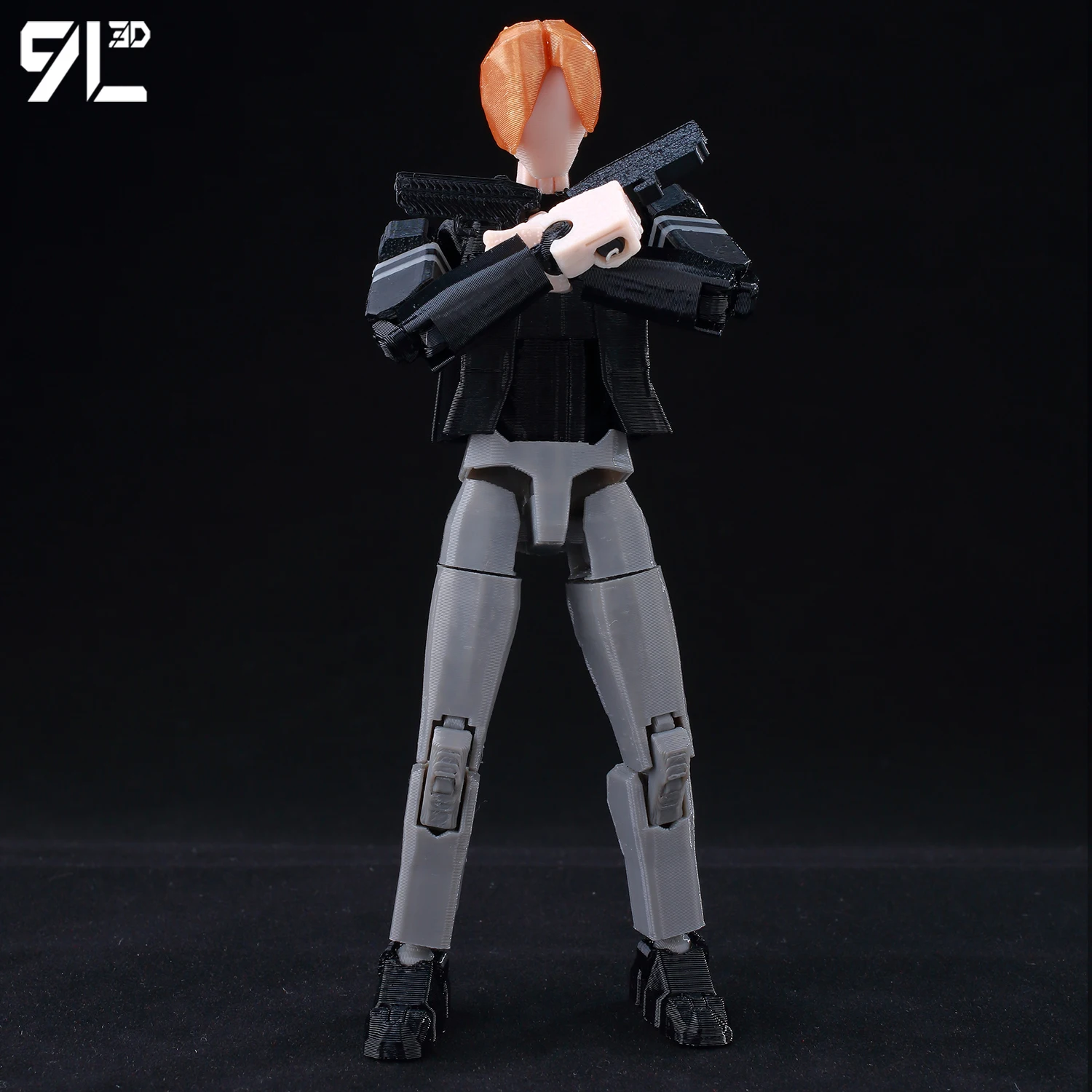 9L3D Titan13 Leon S. Kennedy Action Figure LUCKY13 Multi-Jointed T13 Dummy13 Articulate Movable 3D Printed Collectible Toys