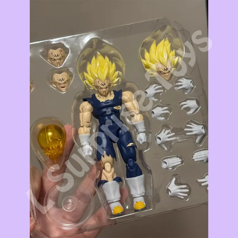 Black Hole TK Custom Dragon Ball Z SHF Super Saiyan Majin Vegeta Battle Damage Full Power Anime Action Figures Models Gifts Toys - Image 3