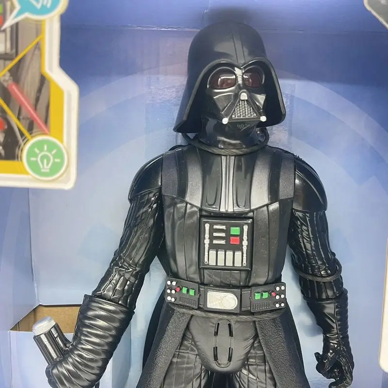 New In Stock 30cm Wars Anime Figure Darth Vader Emit Light And Sound Action Figure Desktop Decoration Christmas Surprise Gifts