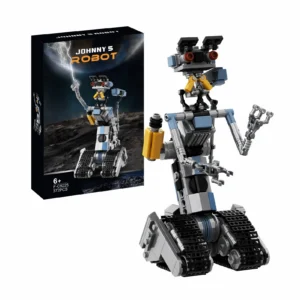 Hot Johnny 5 Robot Toys Classic Movie Short Open Circuit Figures Robot Model Building Kit Decor Building Bricks Set Toys Box