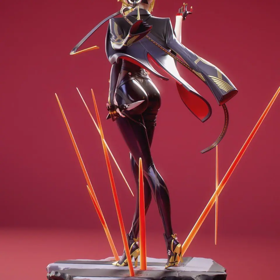 Lyra Evelynn Resin White Model Printing of High-precision Model Parts White Blank Uncolored Unassembled Figurines Miniatures