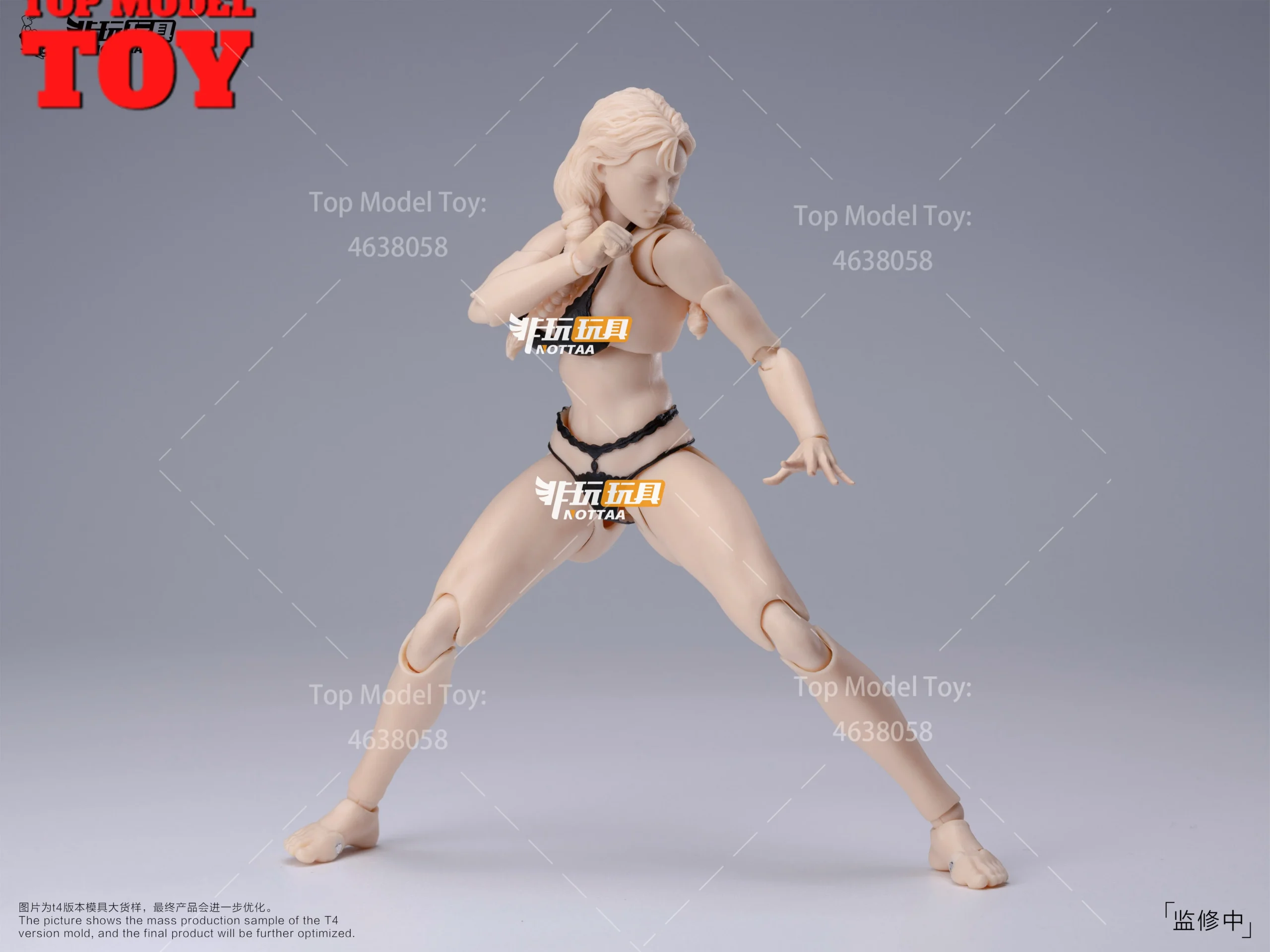 Notaman NT-04 1/12 Scale Female Body 16cm Girl Action Figure Joint Body and Head Sculpt 6” Soldier Super Flexible Body Model