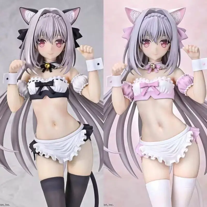 Omegavision Sakurakouji Luna Anime Figure Original Color Cat Ear Tsuki Ni Yorisou Otome No Sahou Standing Model For Anime Fans