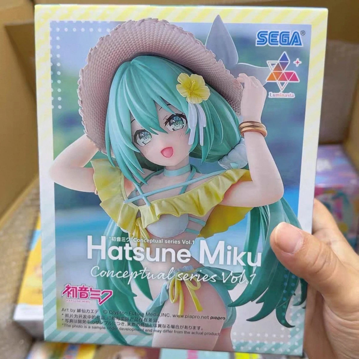 Original Genuine SEGA Prepainted Luminasta Conceptual Series Hatsune Miku W=60~70mm H=180~210mm MIKU Figure Model Decoration - Image 9