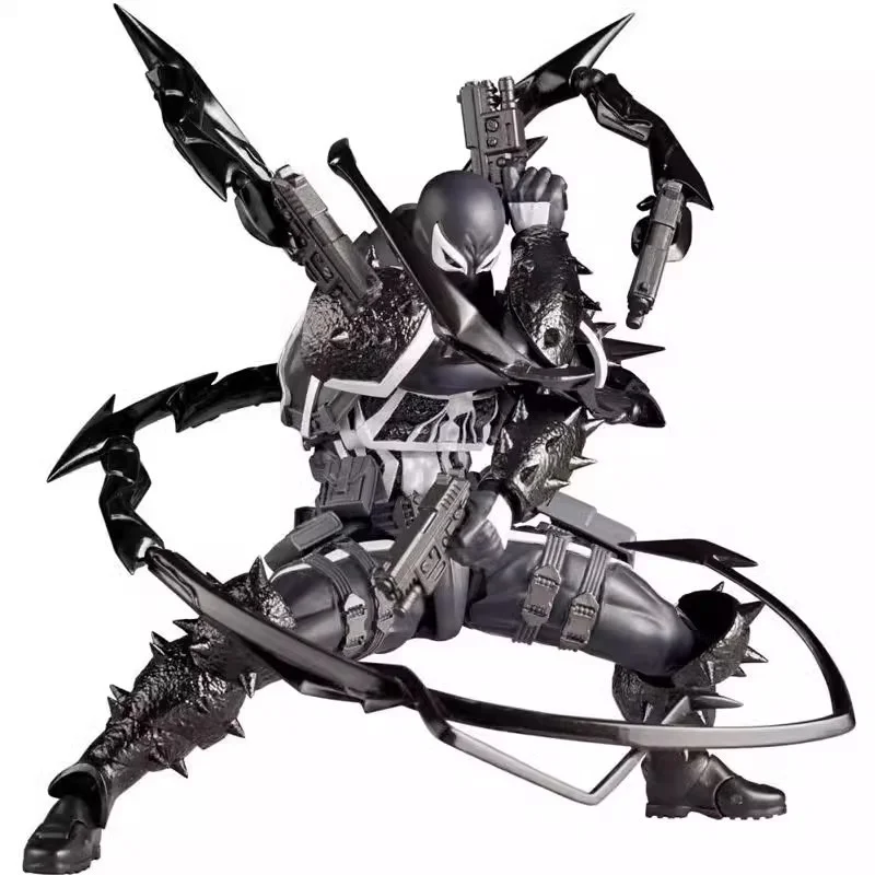 Anime Toys Agent Anti Venom Action Figure Kaiyodo Figurine Pvc Movable Collection Edward Eddie Brock Ko Model Toy Gfit - Image 5