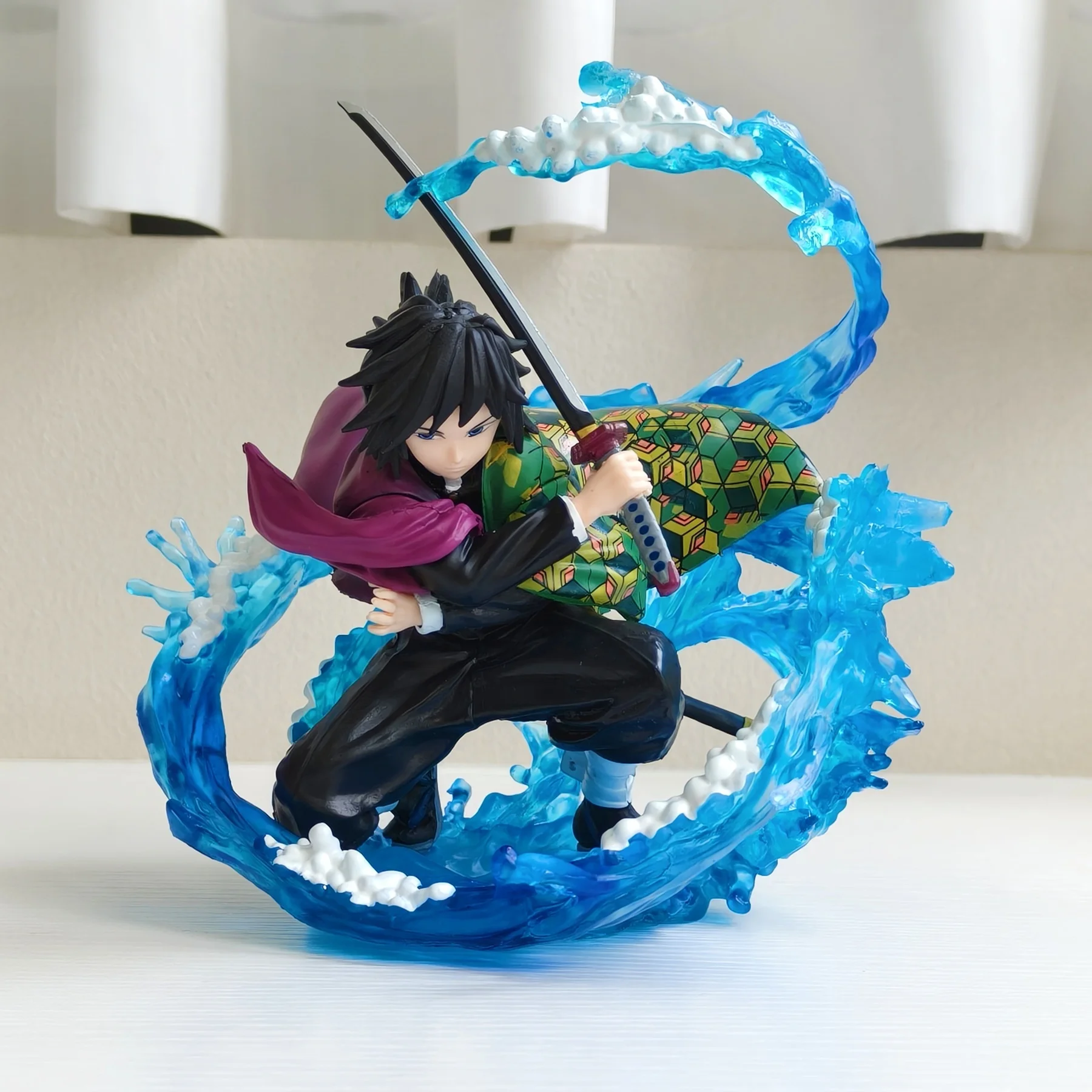Anime Figure Demon Slayer Water Hashira Giyu Tomioka Figure Model Collection Mode Toys Doll Figure - Image 4
