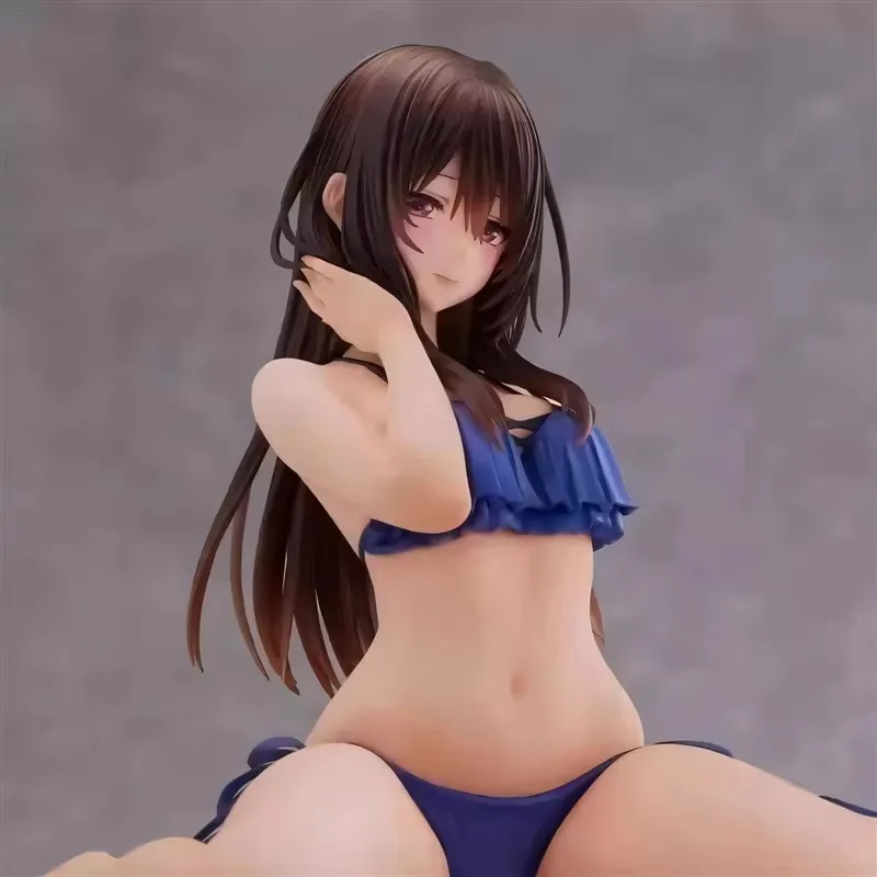 Sexy Swimwear Collectible Figure Desktop Car Ornament for Boys Anime Model Case Static Stock Available Collector Themed Collectible