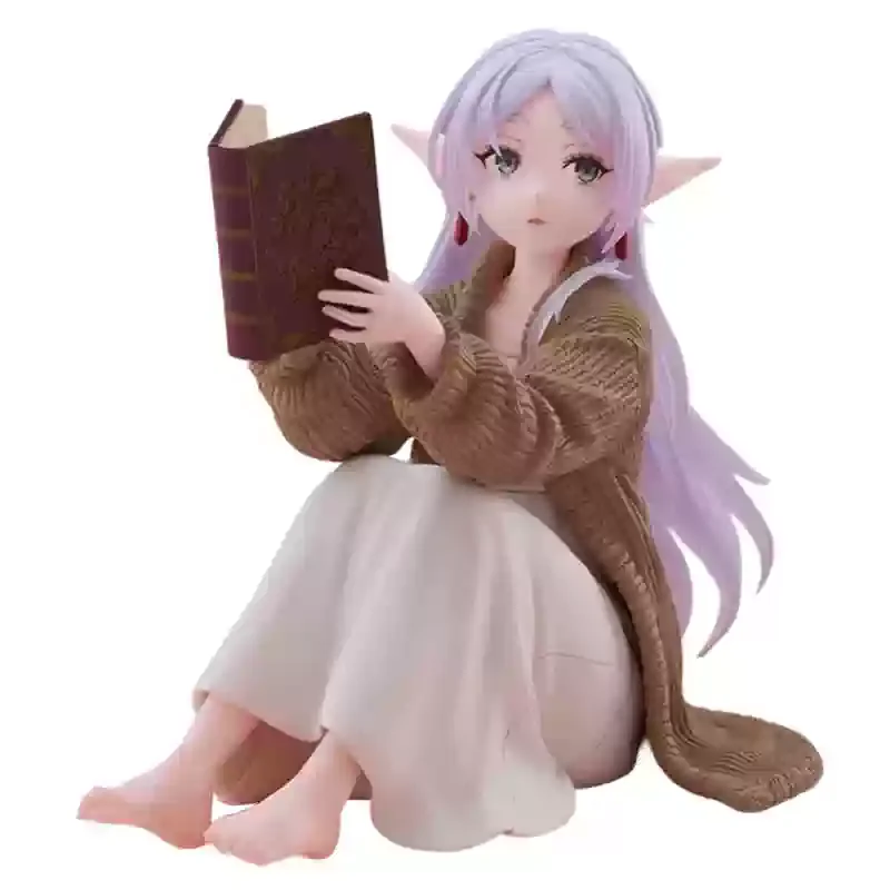 Original Genuine Taito Frieren: Beyond Journey'S End 13cm Frieren Sitting Posture Figures Collection Figures Model Toys - Image 7