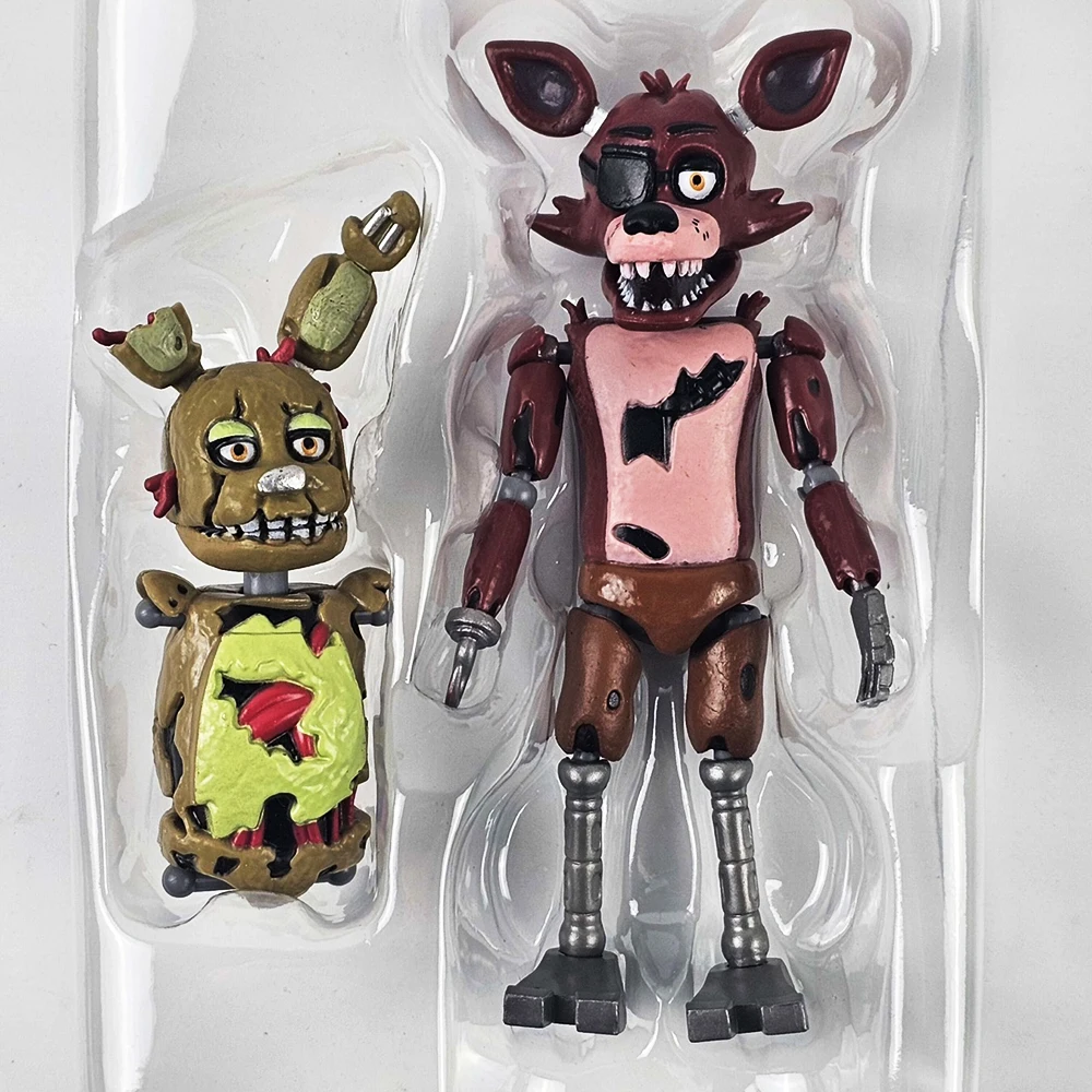 5 Inch Freddy Bonnie Chica Foxy Nightmare Articulated Toy Figure - Image 7