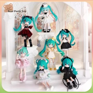 Original Blokees Hatsune Miku Vocaloid Series Blind Box 14cm Kawaii Bjd Mystery Box Decoration Anime Figure Collection Kid Gifts
