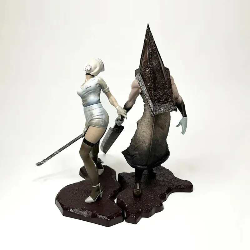 Official In-Stock Konami Silent Hill 2 “Pyramid Head” & “Bubble Head Nurse” – Fashion Collectible Prize Figure Gift.