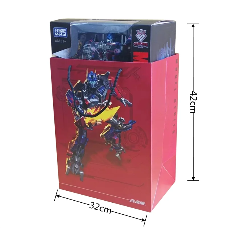 30CM Transformation Optimus Prime Bumblebee Megatron Black Gold Robot Toy Alloy Star Commander Truck Car Toy Action Figure Gift - Image 6