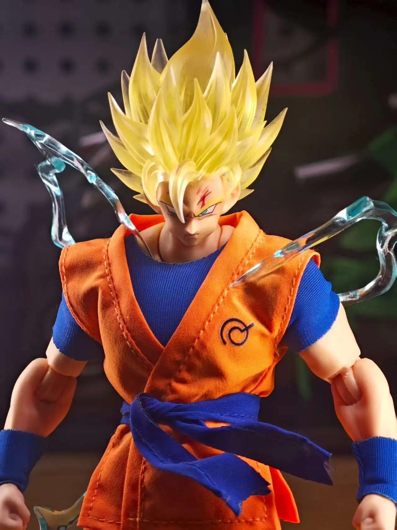 Dragon Ball Shf Series Son Goku Action Figure - Daoist Robe Orange Blue Uniforms Training Suit Accessories Collectible Toy Gift - Image 3