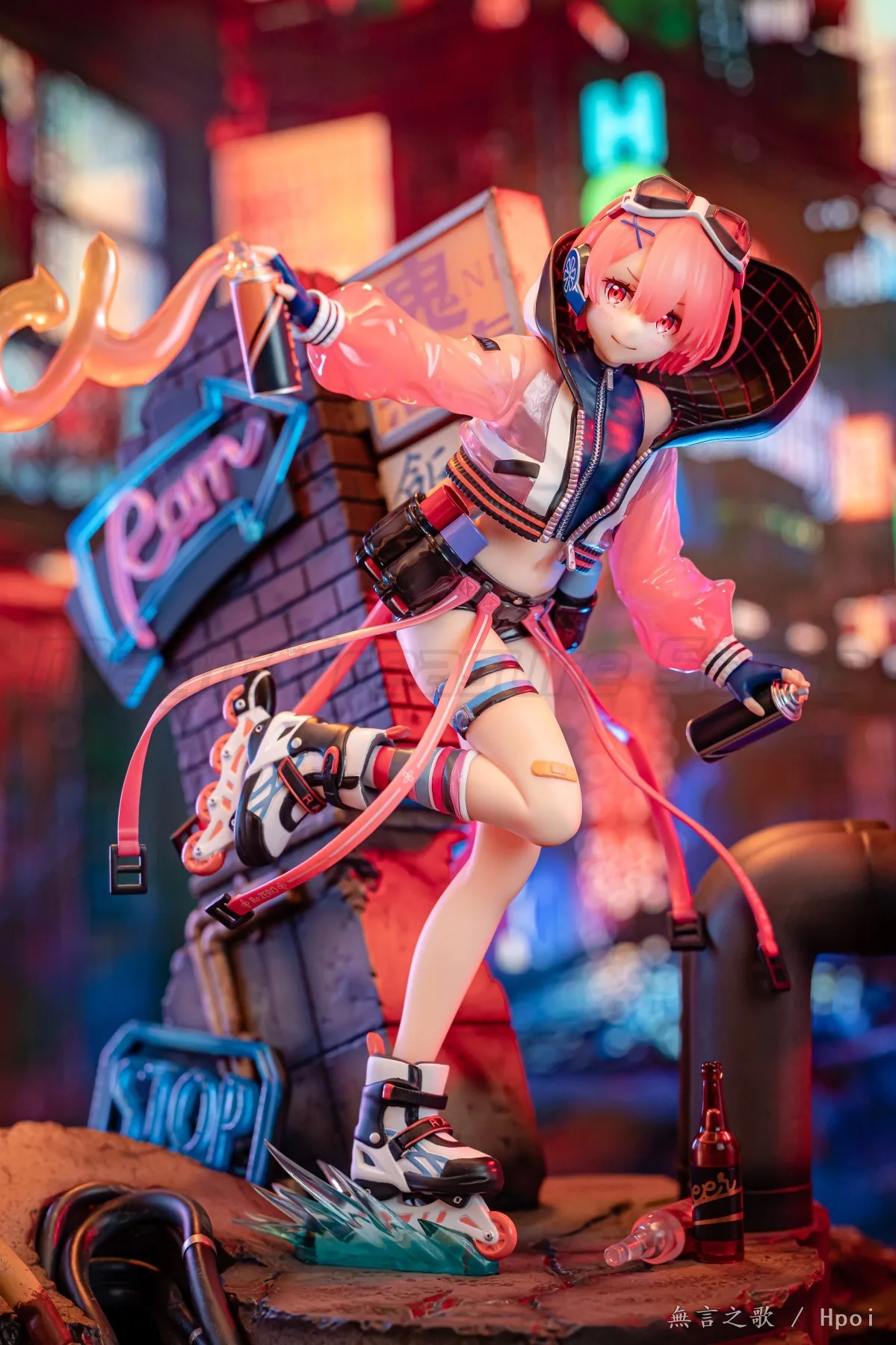 【MT】Original Alpha Satellite EStream Re: ZERO Starting Life in Another World REM Emilia RAM Neon City 1/7 Scale Figure Toy Model - Image 3