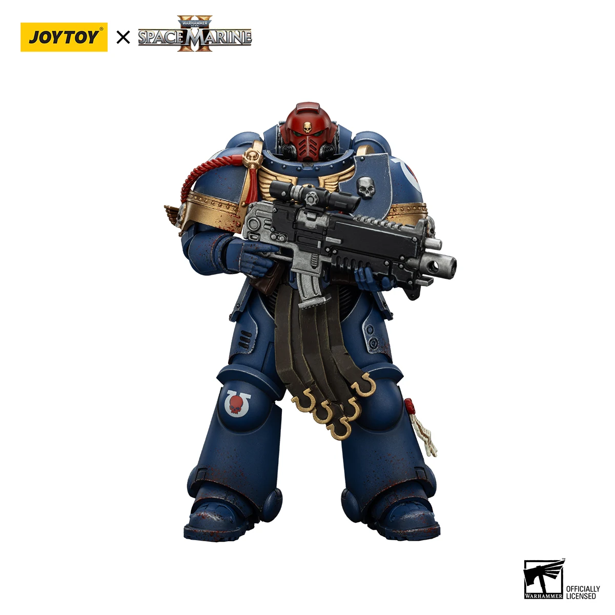 JOYTOY Warhammer 40k 1/18 Action Figures 12.8cm Ultramarines Lieutenant Titus-Collectors Edition - Image 5