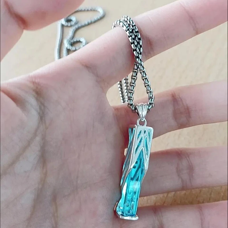 Anime Game Fate Peripheral Blue Pendant Necklaces Altria Pendragon Avalon Fashion Collect Gifts - Image 4