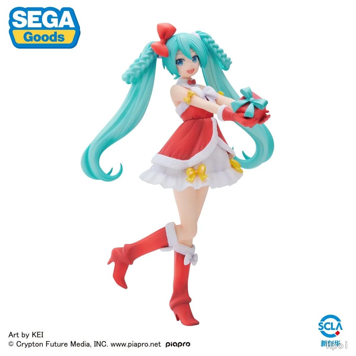 21CM Anime Hatsune Miku Christmas 2022 Figure Model Toy Gift Collection Action Figure PVC Super Scenery Standing Doll