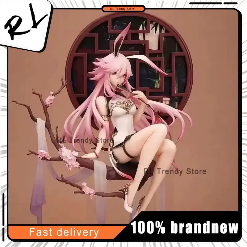 Genshin Impact Yae Miko Sakura Action Figure - Three College Cheongsam Design Anime Girl Model for Display And Collectibles