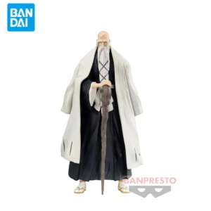 Original Genuine Banpresto Bleach  SOLID AND SOULS 15cm Yamamoto Genryuusai Shigekuni  Anime Action Figure Toys Gifts
