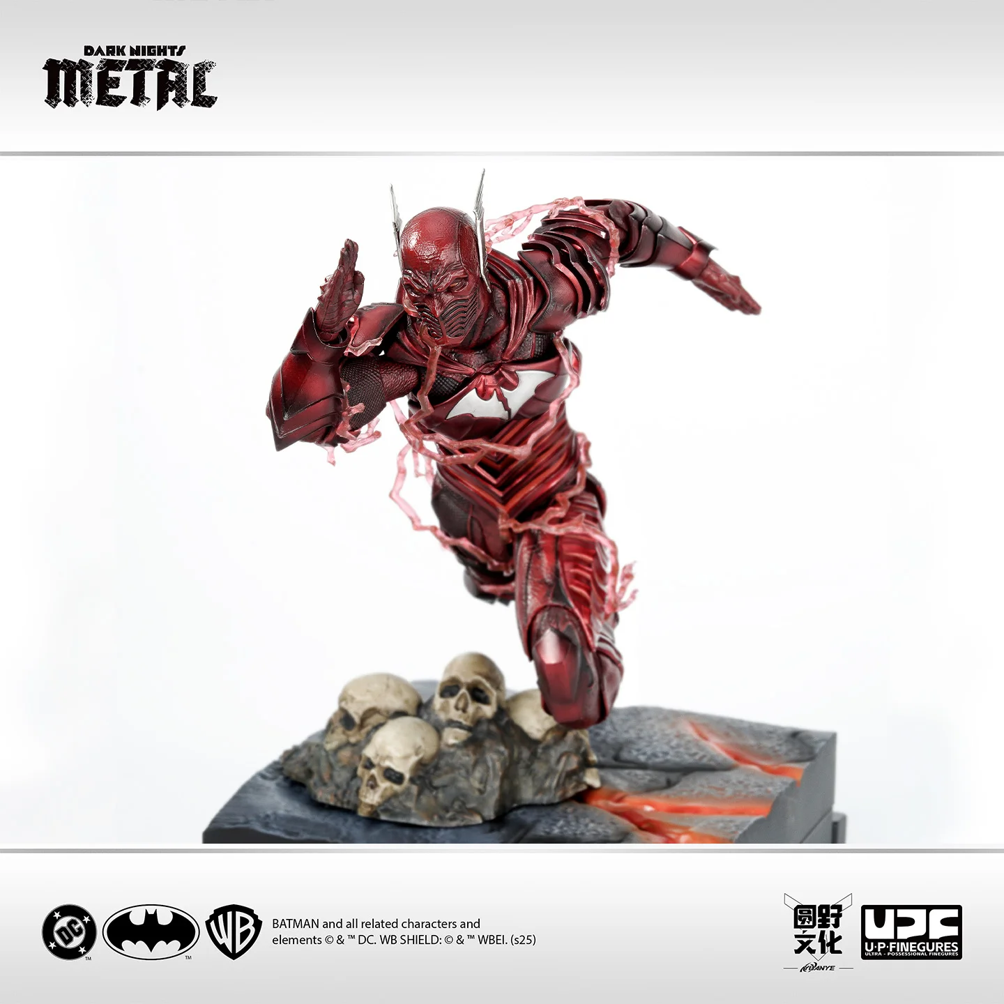 NEW LPZZ Red Death Batman Action Figure The Flash U-P-Finegures The Batman Who Laughs Dark Nights:Metal DC Figures 1/12 Toy Gift