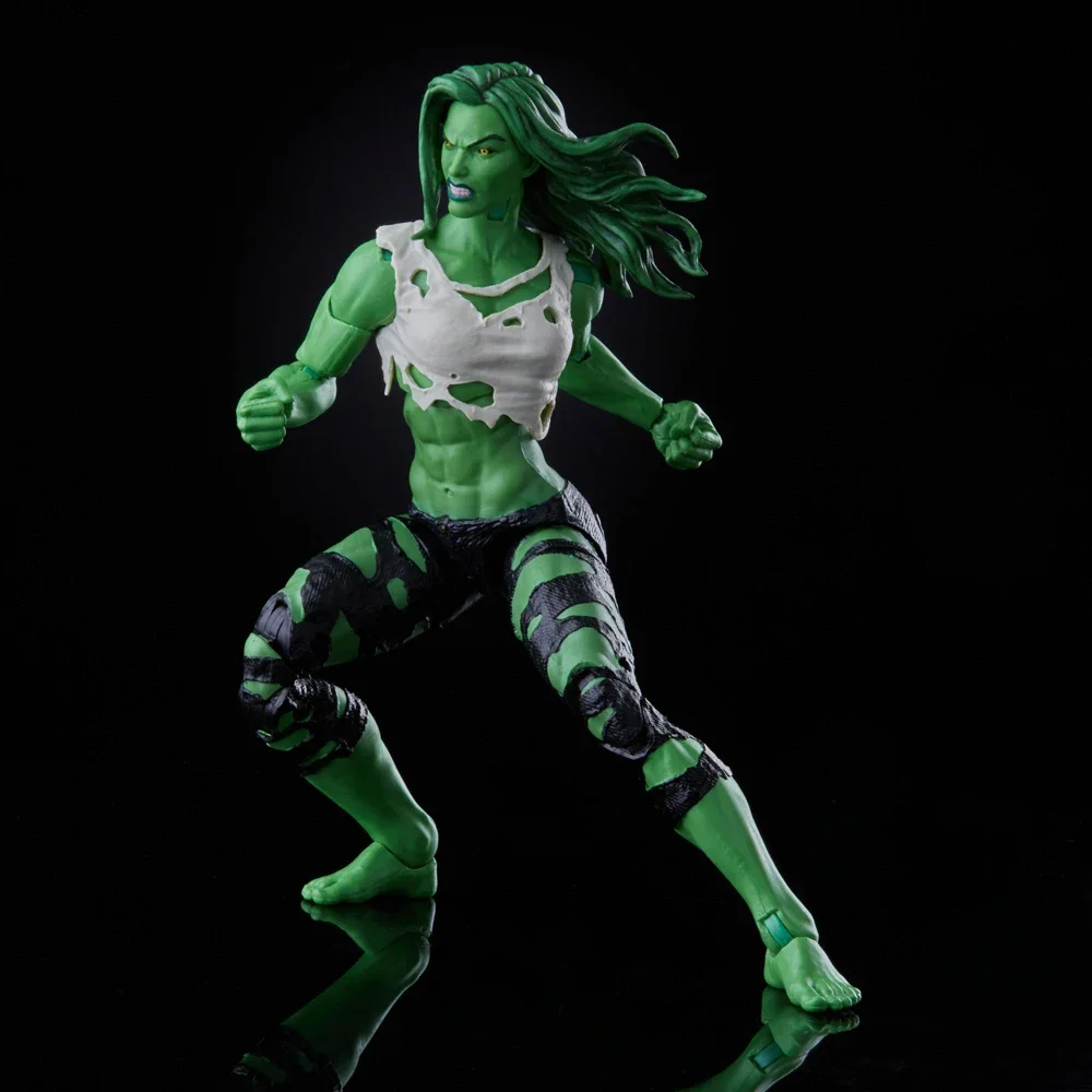 Marvel Legends Exclusive She Hulk Hulkettes Angry & Normal Head Version No Extra Open Hands 6″ Loose Action Figure