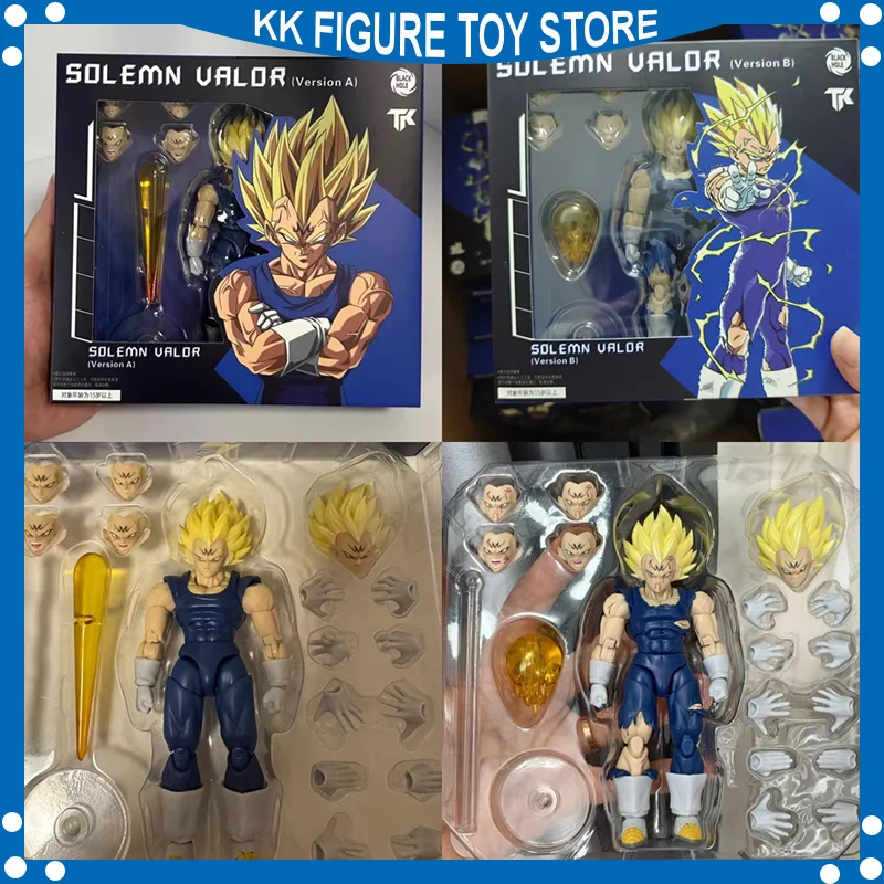 Black Hole Toys & TK Dragon Ball SHF Super Saiyan SSJ Majin Vegeta Battle Damage Full Power Anime Action Figures Models toys