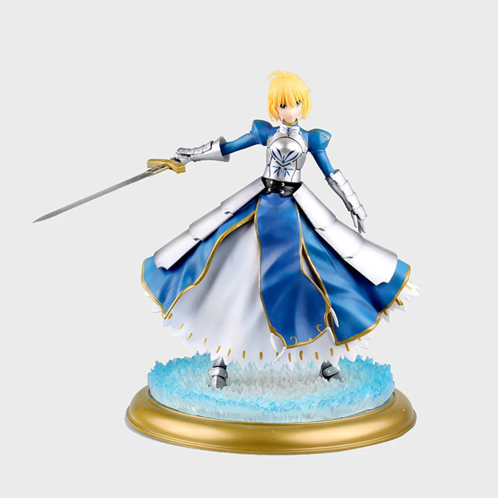 NEW 26cm Fate/Grand Order Fate/stay night Saber Altria Pendragon Anime PVC Action Figure Toy Statue Adult Collectible Model Doll