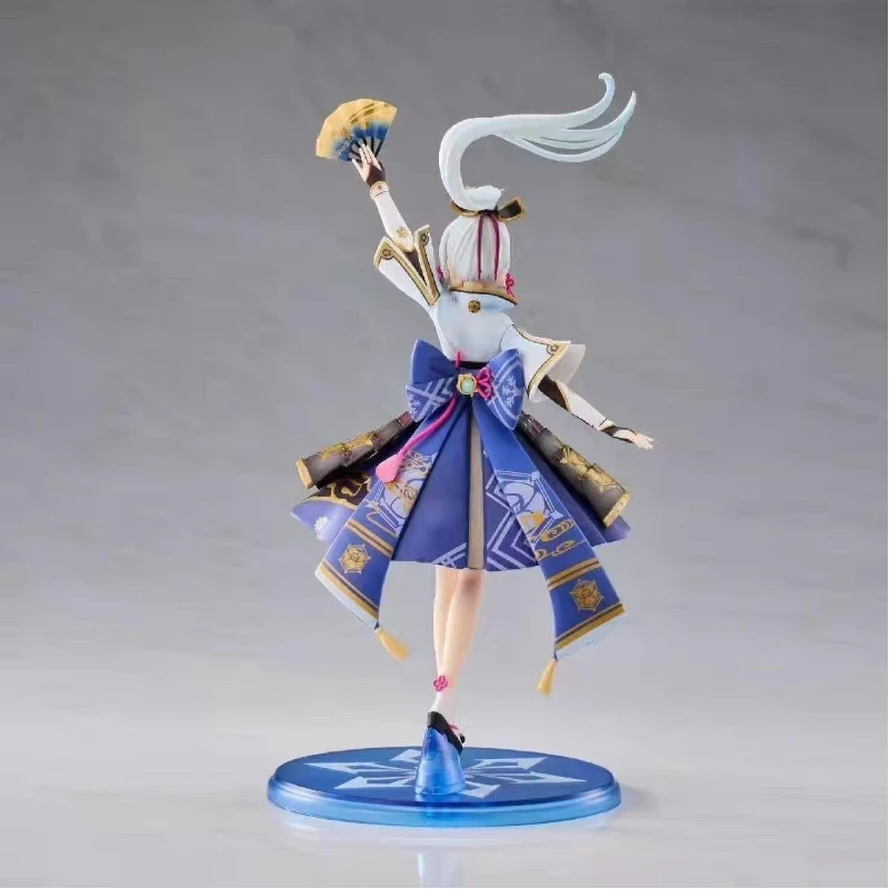 New 23cm Genshin Impact Figure Kamisato Ayaka Kamisato Ayato Cute Anime Collectible Model Desktop Decorations Holiday Kids Toy