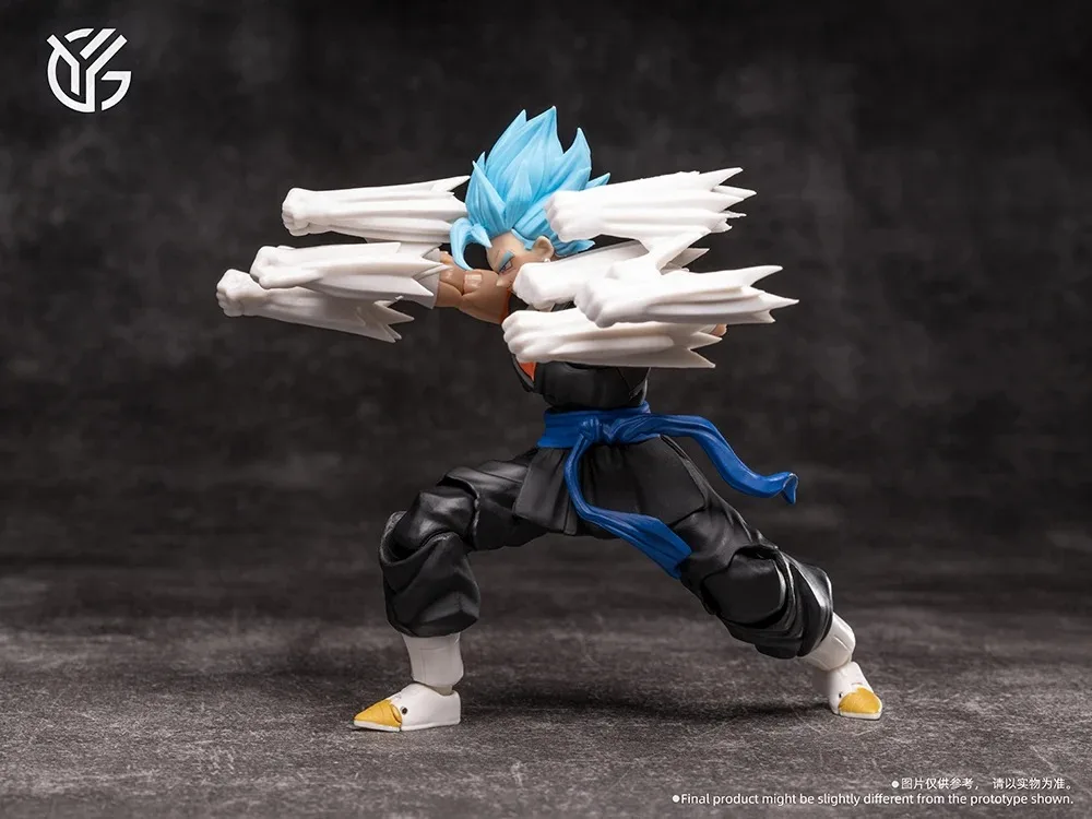 IN STOCK New YGmw Studio OC Toys 07 Vegetto Anime Action Figure Dragon Ball SHF Vegito SSJ Super Saiyan3.0 Figure Body Model Toy - Image 5