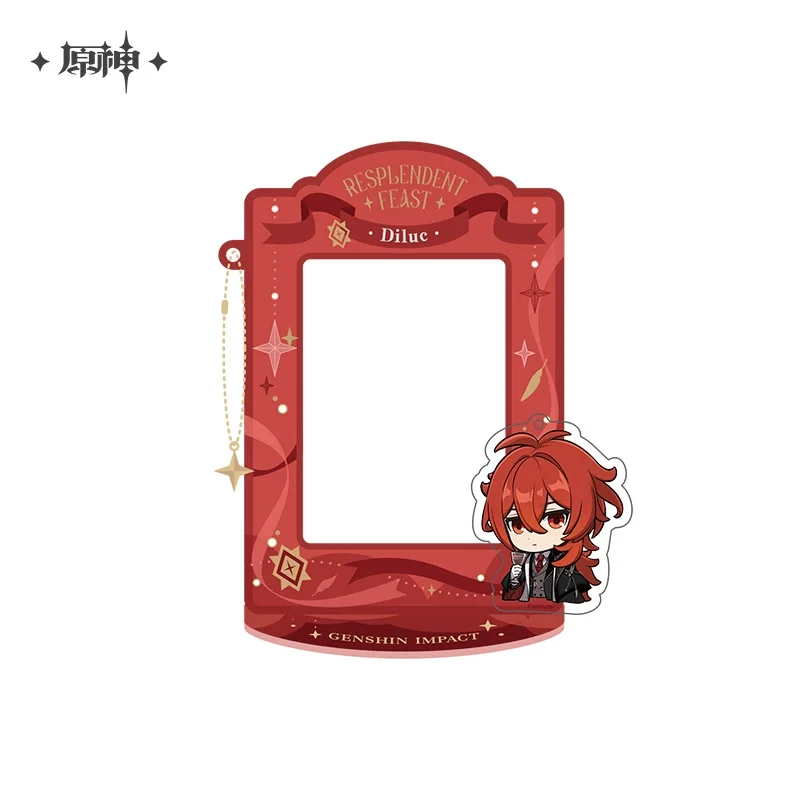 Sunsyea Genshin Impact Official Merch miHoYo Original CYHY Theme Series Diluc Badge Acrylic Stand - Image 13